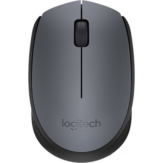 Logitech M170 Wireless Mouse Gray/Black [910-004642] - фото