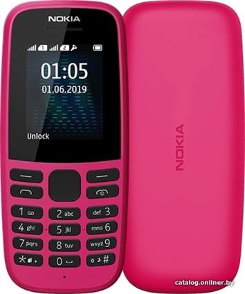 Nokia 105 (2019) TA-1174 (розовый) - фото