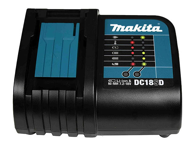 Зарядное устройство MAKITA DC 18 SD (14.4 - 18.0 В, 3.0 А, стандартная зарядка) - фото