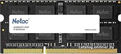 Netac Basic 4GB DDR3 SODIMM PC3-12800 NTBSD3N16SP-04 - фото